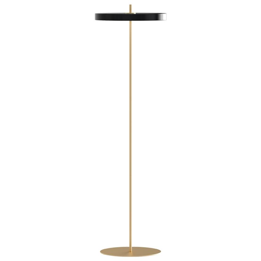 Černá kovová stojací lampa UMAGE ASTERIA 150 cm