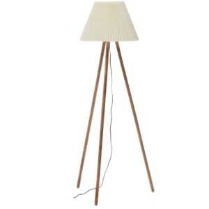 Béžová bavlněná stojací lampa Kave Home Benicarlo 149 cm