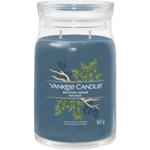 Velká vonná svíčka Yankee Candle Bayside Cedar Signature