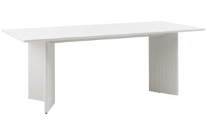 Šedý lakovaný jídelní stůl Unique Furniture Palma 200 x 90 cm