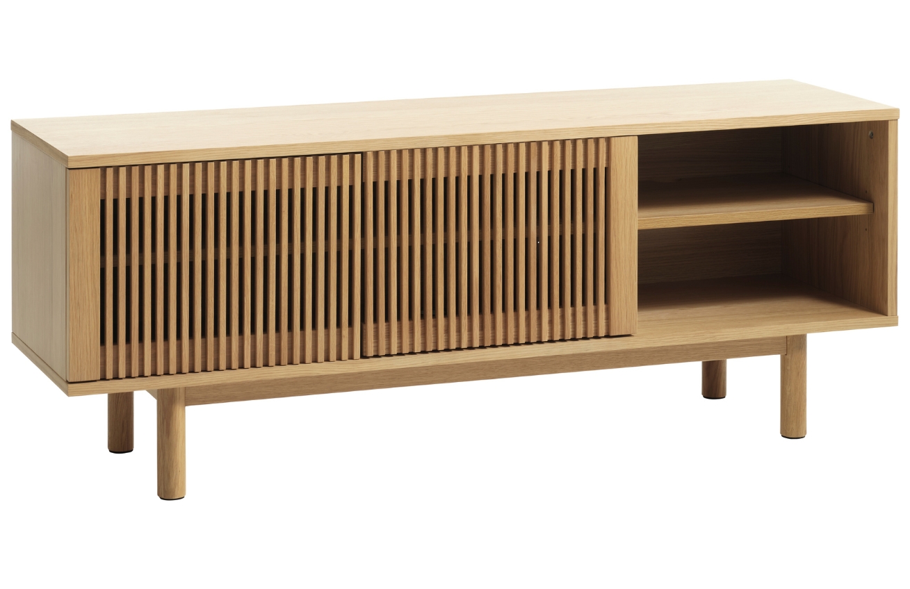 Dubový TV stolek Unique Furniture Tiber 143 x 40 cm